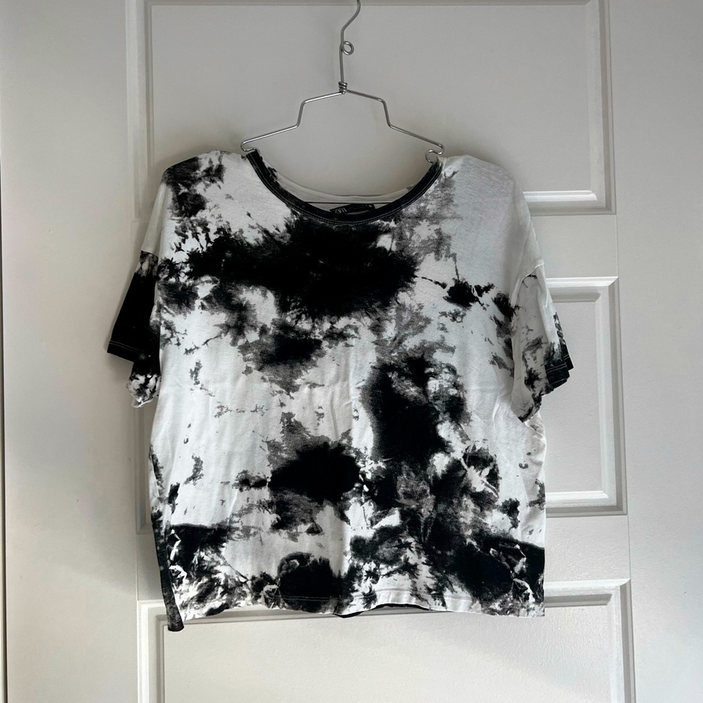 Zara tie dye top